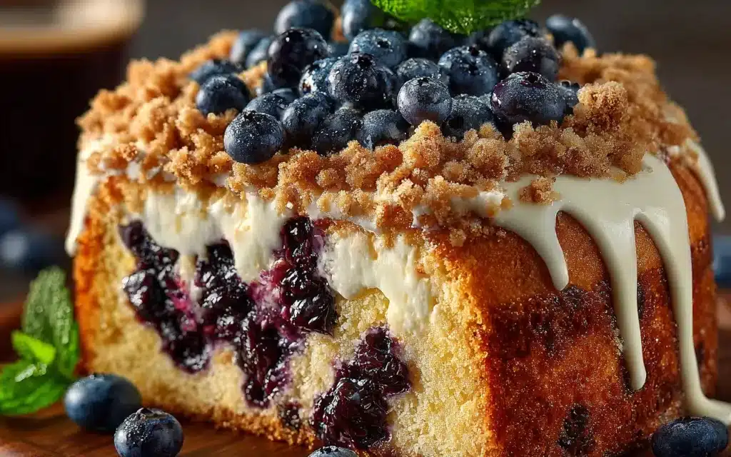 Blueberry Cream Cheese Coffee Cake – A Delightful Indulgence
