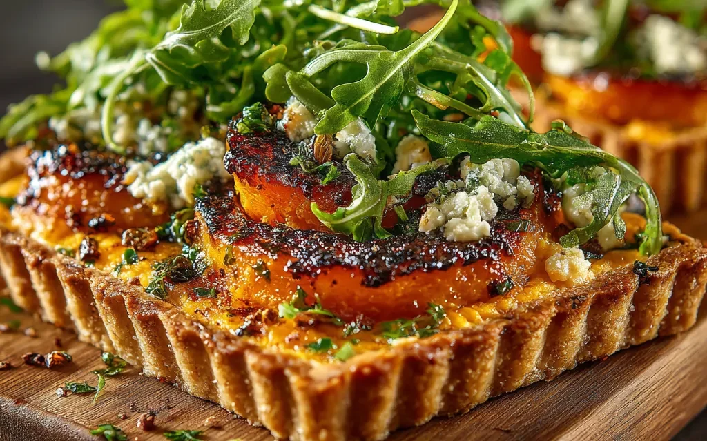 Butternut Ricotta Tart With Fiery Rocket Salad: A Delightful Comfort Classic