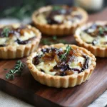 Caramelized Onion and Goat Cheese Tarts