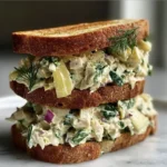 Chopped Artichoke Salad Sandwich