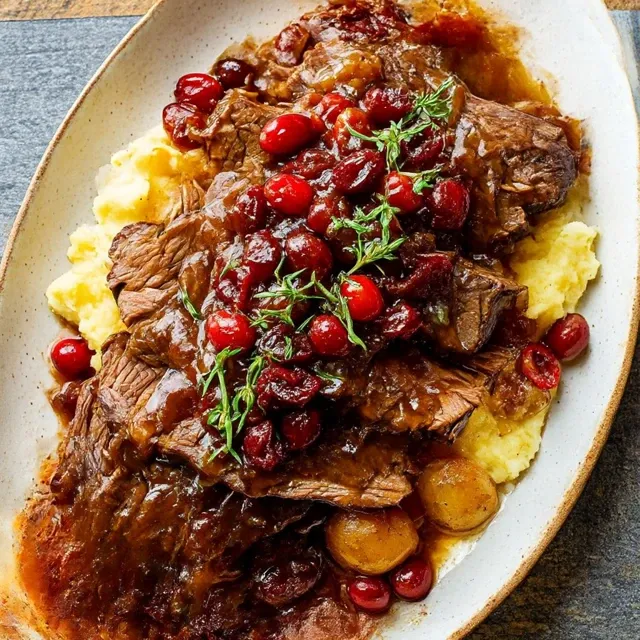 Cranberry Balsamic Roast Beef: A Heavenly 5-Minute Main Dish