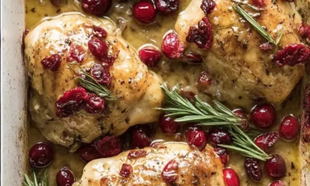 Cranberry Rosemary One Pan Chicken: A Heavenly 30-Minute Meal