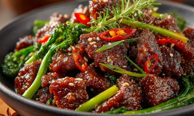 Crispy Chilli Beef: A Mouthwatering Homemade Delight