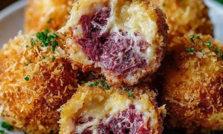 Crispy Reuben Balls: A Flavorful Appetizer Ready in a Snap