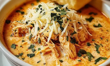 Crock Pot Creamy Chicken Parmesan Soup – A Cozy and Unforgettable Classic