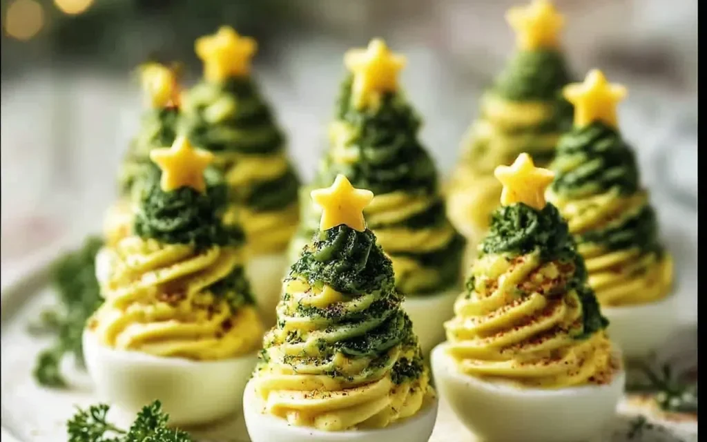 Deviled Egg Christmas Trees: The Perfect Holiday Appetizer