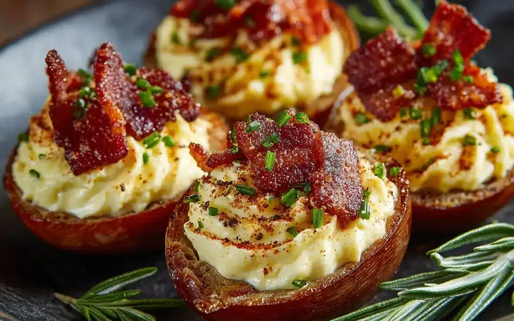 Deviled Eggs With Bacon: A Heavenly Appetizer in Just 5 Minutes