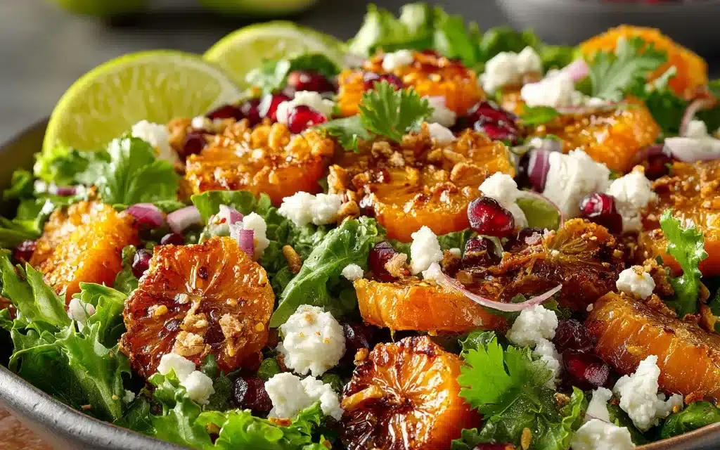Fall Salad with Maple-Lime Dressing: A Delightful Autumn Delight