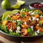 Fall Salad with Maple-Lime Dressing