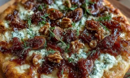 Fig Jam Pizza – A Quick and Delicious Delight