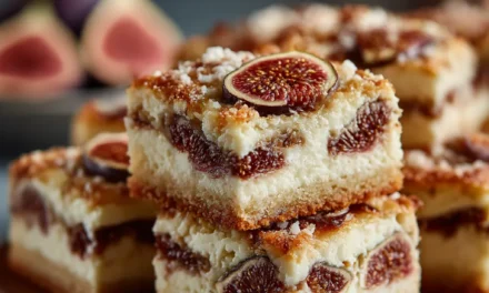 Scrumptious Fig and Cream Cheese Bars