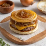 Flying Dutchman Burger with Caramelized Onion Buns