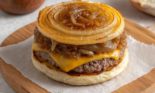 Flying Dutchman Burger with Caramelized Onion Buns: A Delightful Flavor Adventure