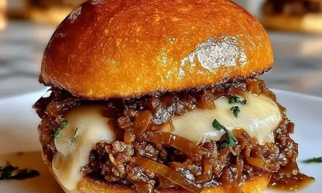 French Onion Beef Sloppy Joes: A Delightful Twist on a Classic