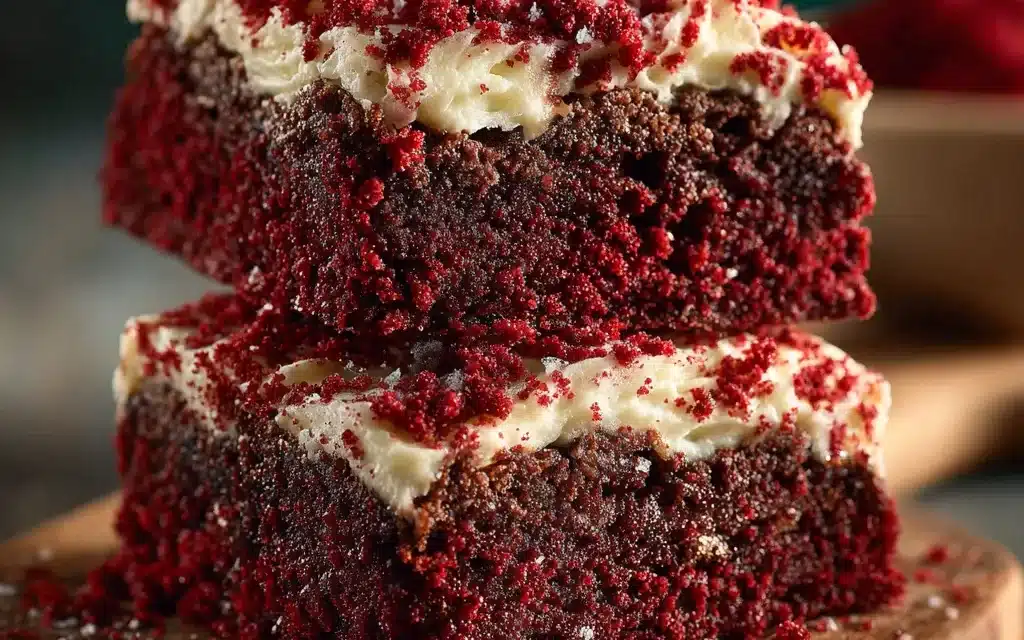 Fudgy Red Velvet Brownies – A Quick and Indulgent Treat