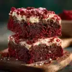 Fudgy Red Velvet Brownies