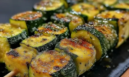 Garlic Butter Zucchini Skewers: A Mouthwatering Appetizer