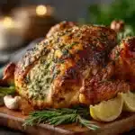Garlic Herb Butter Roast Turkey