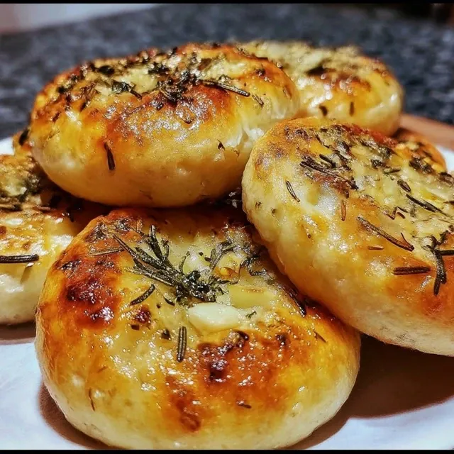 Golden Crust Garlic Rosemary Focaccia Muffins – A Savory Sensation