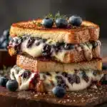 Gourmet Blueberry Grilled Cheese