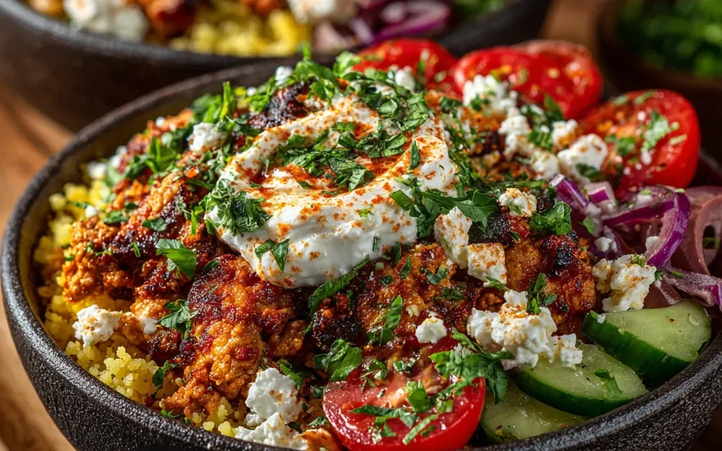Delicious Greek Ground Chicken Bowls – A 20-Minute Weeknight Favorite