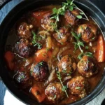 Guinness Gravy Meatballs