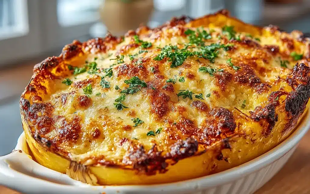 Healthy Spaghetti Squash Au Gratin: A Divine Family-Style Meal