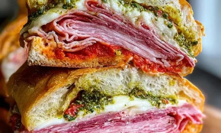 Homemade Italian Muffuletta Sandwich: A Delicious Taste of New Orleans