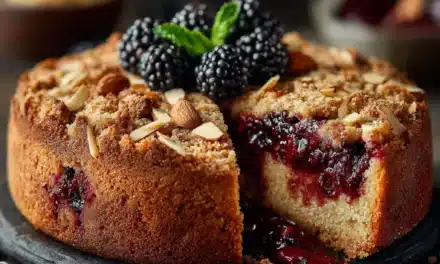 Jammy Blackberry & Almond Crumble Cake – A Heavenly Indulgence
