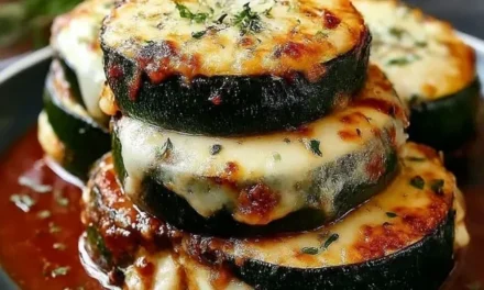Layered Zucchini Ricotta Melts with Marinara: A Scrumptious Vegetarian Delight