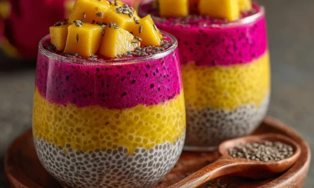 Mango & Dragon Fruit Chia Pudding: A Magical, Nutritious Treat