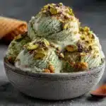 Matcha Pistachio Ice Cream Crunch