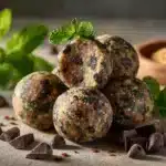 Mint Chocolate Chip Protein Balls