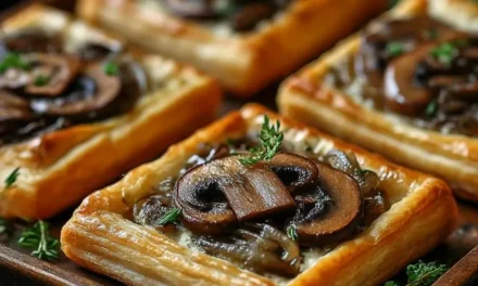 Mushroom, Shallot, and Herbed Goat Cheese Tarts: A Comforting Appetizer