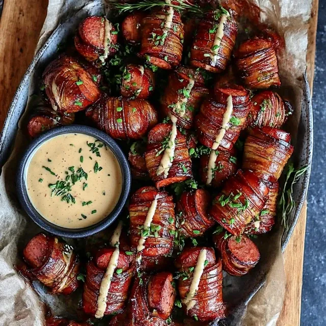 Mustard Hasselback Kielbasa Bites: A Mouthwatering 30-Minute Appetizer