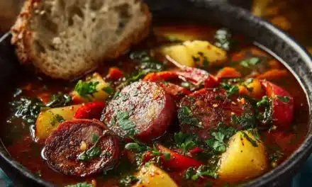 Oktoberfest Stew With Lager and Smoked Sausage: A Hearty and Flavorful Delight