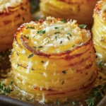Parmesan Potato Stacks