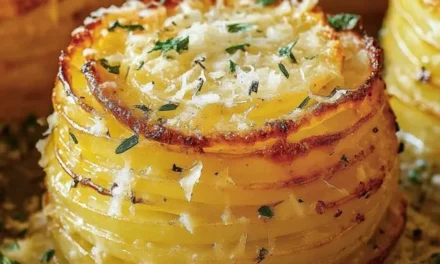 Parmesan Potato Stacks: A Savory, Crispy Delight