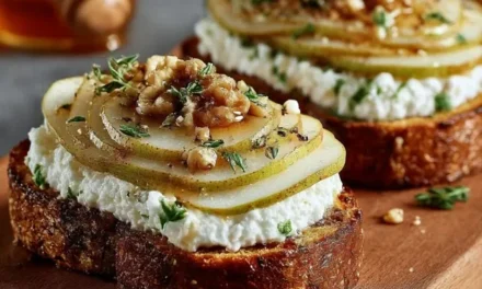 Pear & Honey Ricotta Toast: A Magical 20-Minute Delight