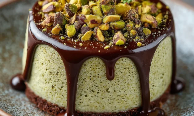 Pistachio Mousse with Chocolate Ganache: A Decadent Dessert in Minutes