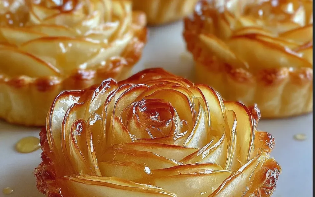 Puff Pastry Apple Roses Tarts: A Classic Dessert in 30 Minutes