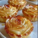Puff Pastry Apple Roses Tarts