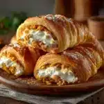 Pumpkin Pie Crescent Rolls with Cream Cheese Filling