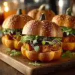 Pumpkin-Shaped Sliders