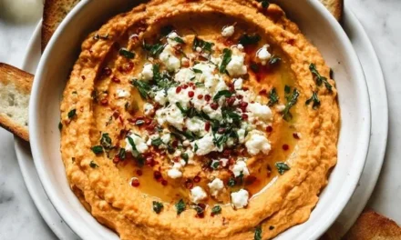 Pumpkin Whipped Feta Dip: A Mouthwatering Appetizer Ready in 5 Minutes