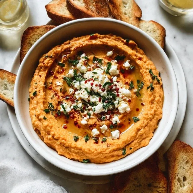 Pumpkin Whipped Feta Dip: A Mouthwatering Appetizer Ready in 5 Minutes