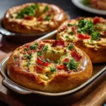 Quiche Stuffed Bagels