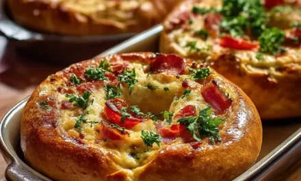 Quiche Stuffed Bagels – A Perfect Breakfast or Brunch Treat