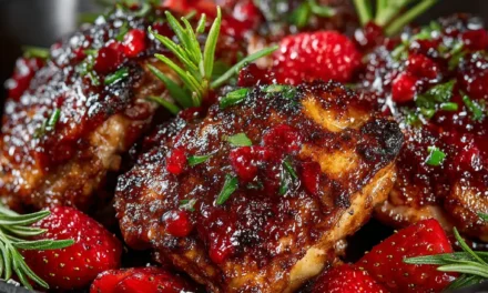 Raspberry Chipotle Chicken Thighs: A Flavorful and Easy Weeknight Meal