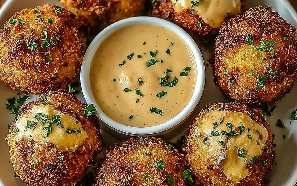 Reuben Balls with Spicy Thousand Island Dipping Sauce: An Effortless Party Pleaser